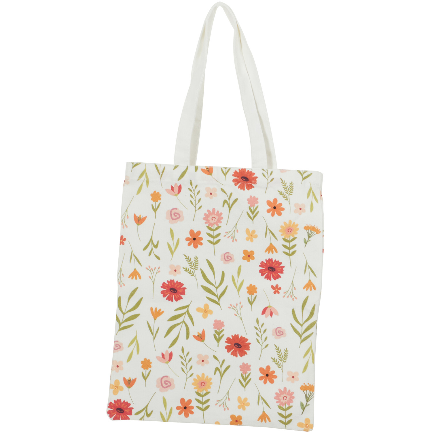 Autumn Leaves Canvas Bag - White Image 1