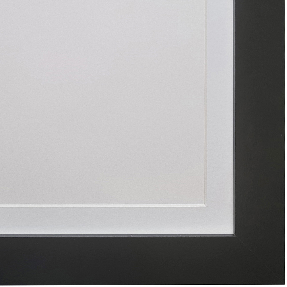 FRAMES BY POST Metro Black Frame with White Mount 12 x 10 inch Image 3