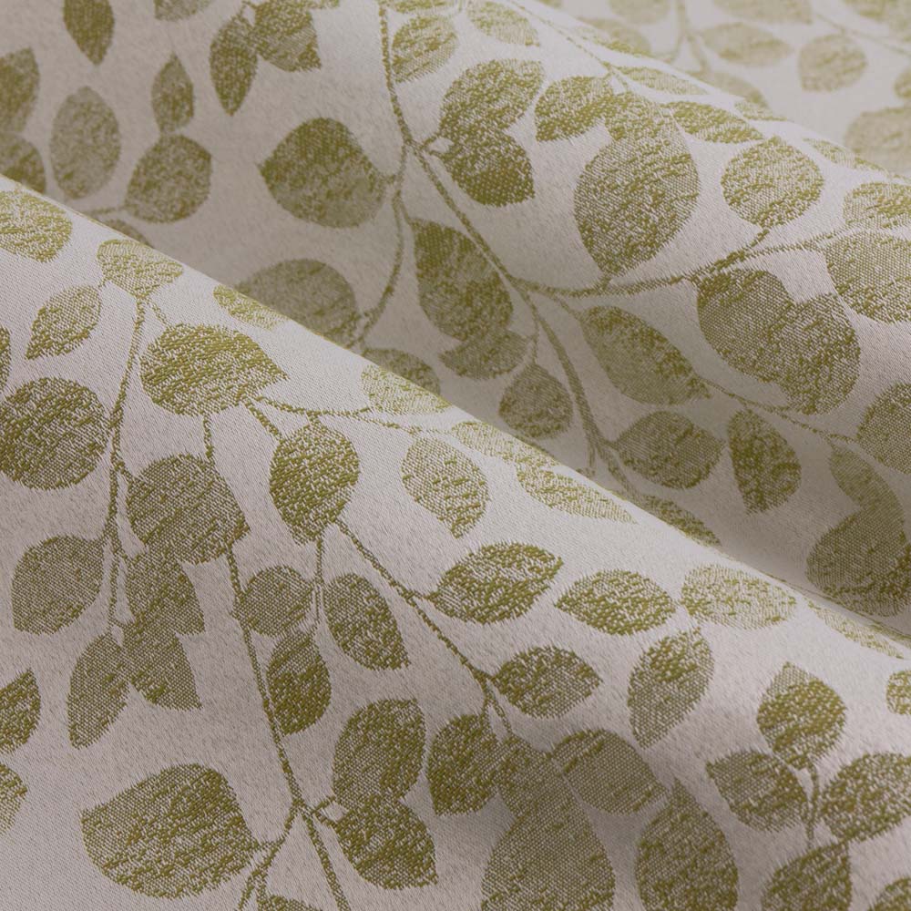 Wylder Grace Leaf Sage Jacquard Fully Lined Eyelet Curtains 168 x 229cm Image 6
