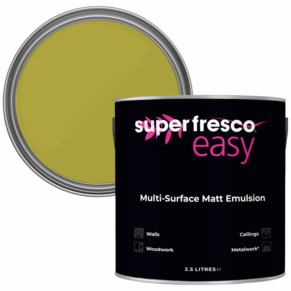 Superfresco Easy Hello Sunshine Matt Emulsion Paint 2.5L Image 1