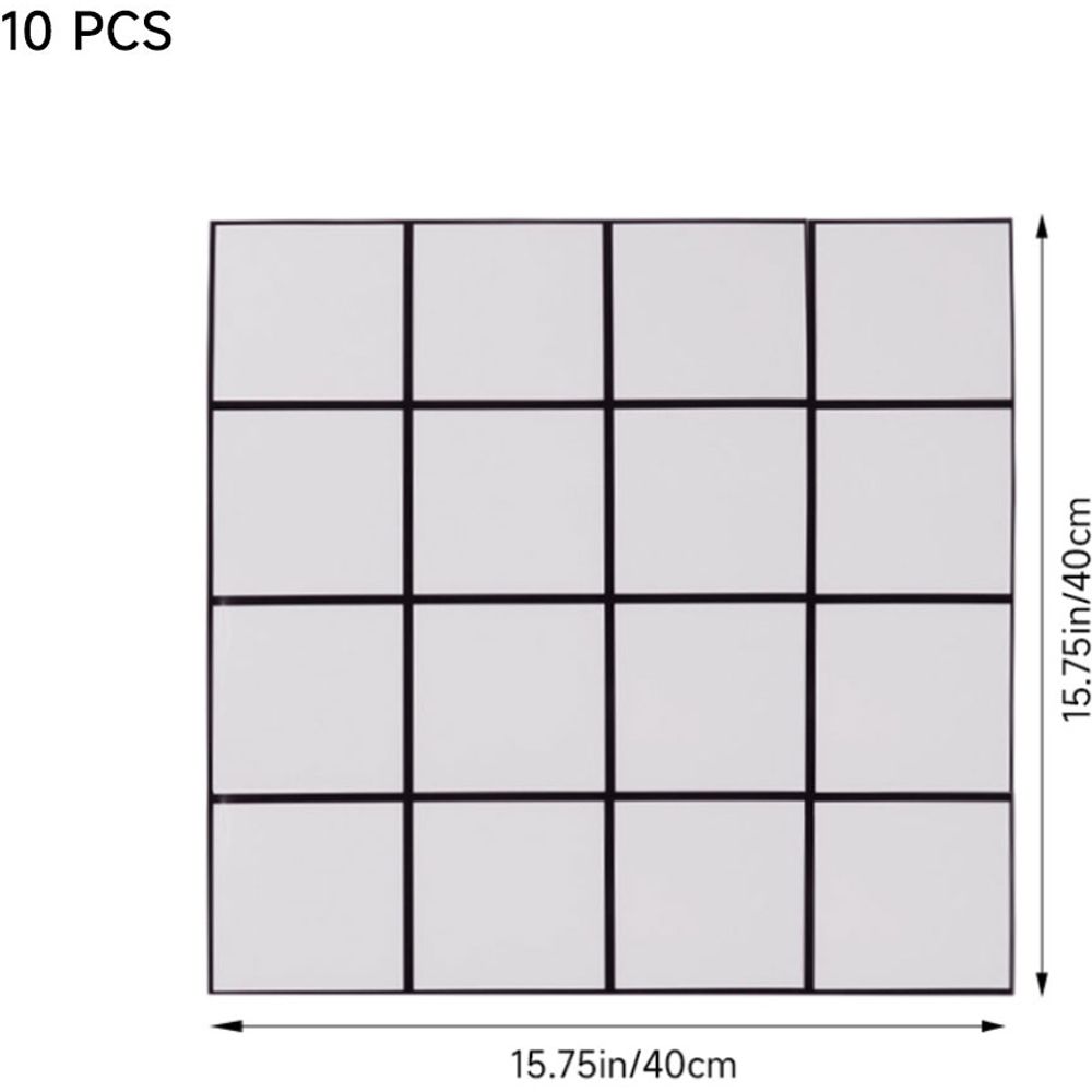 Living and Home Lattice PVC Self Adhesive Wall Sticker 10 Pack Image 5