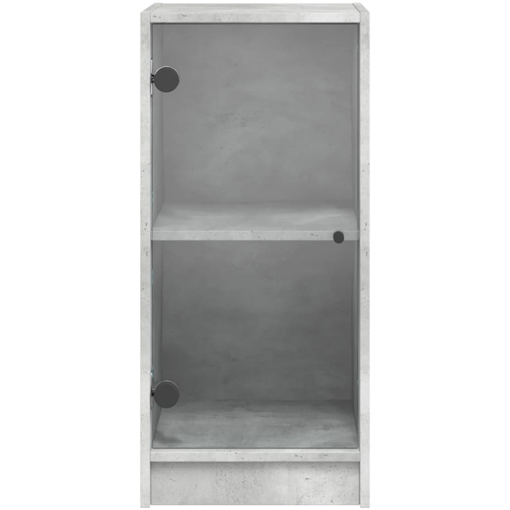 vidaXL Single Door Concrete Grey Side Cabinet Image 5