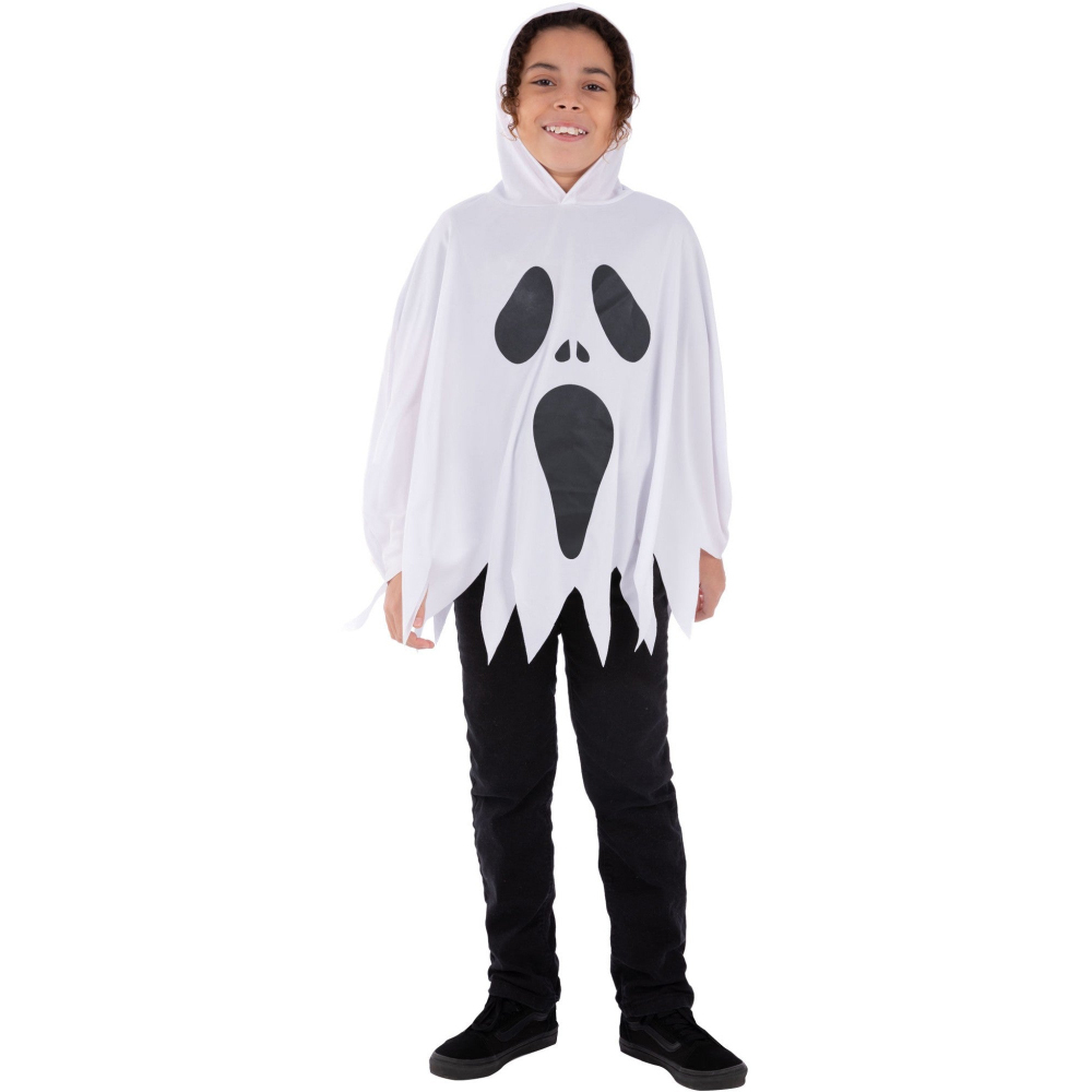 Rubies Kids Ghost Poncho Halloween Costume Image 4