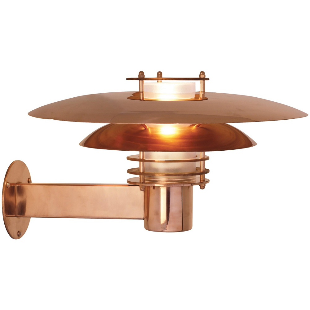 Nordlux Phoenix E27 Copper Wall Light Image 1
