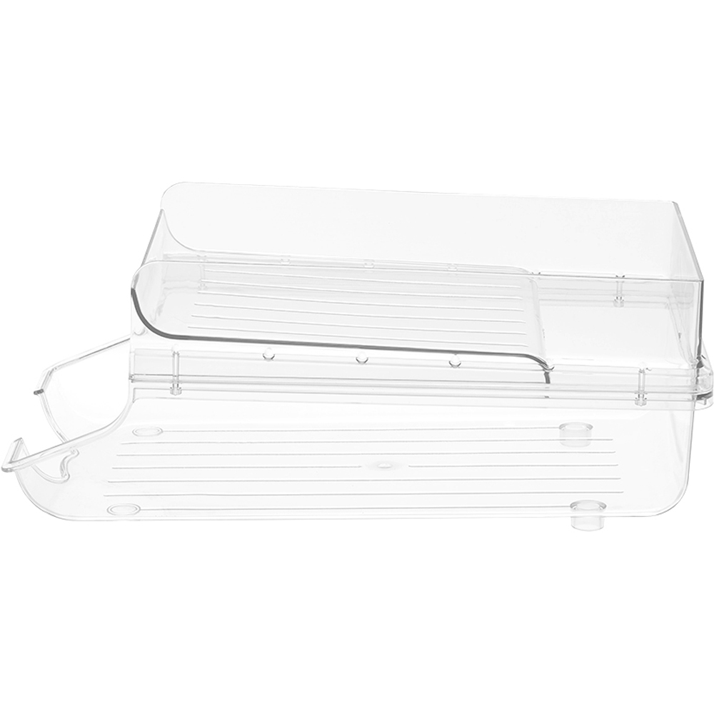 Living and Home 2-Tier Clear Rolling Can Dispenser 37 x 20 x 14.5cm Image 3