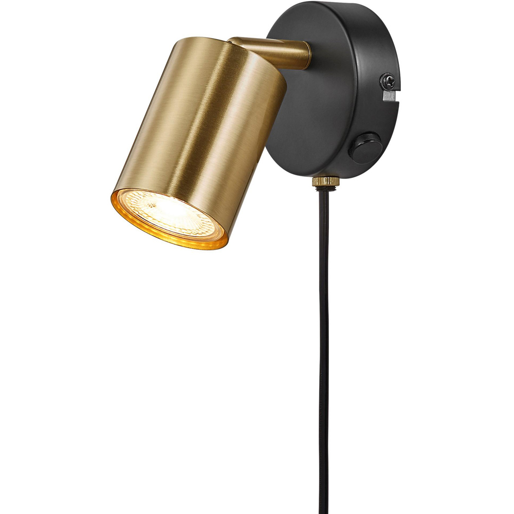 Nordlux Explore Brass Adjustable Wall Light Image 1