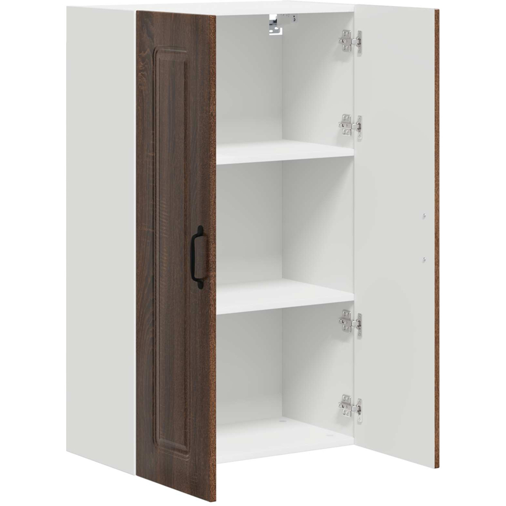 vidaXL 2 Door Brown Oak Kitchen Wall Cabinet Image 5