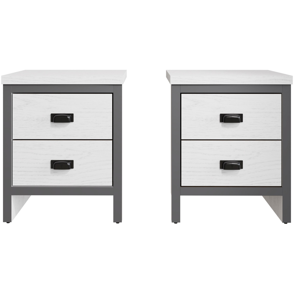 GFW Boston White Oak 4 Piece Bedroom Furniture Set Image 5