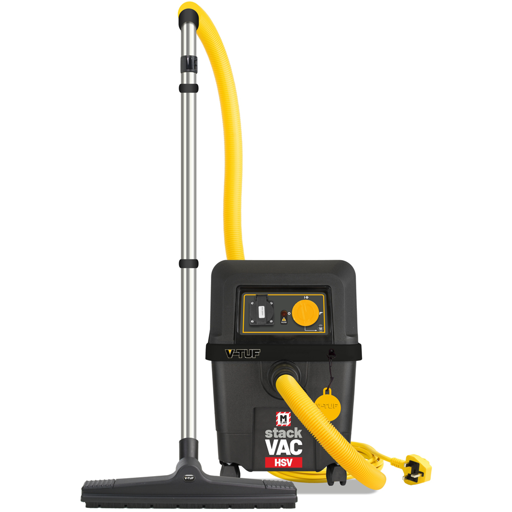 V-TUF STACKVAC HSV M Class Dust Extractor Wet and Dry 30L 240V with Power Take Off Image 2