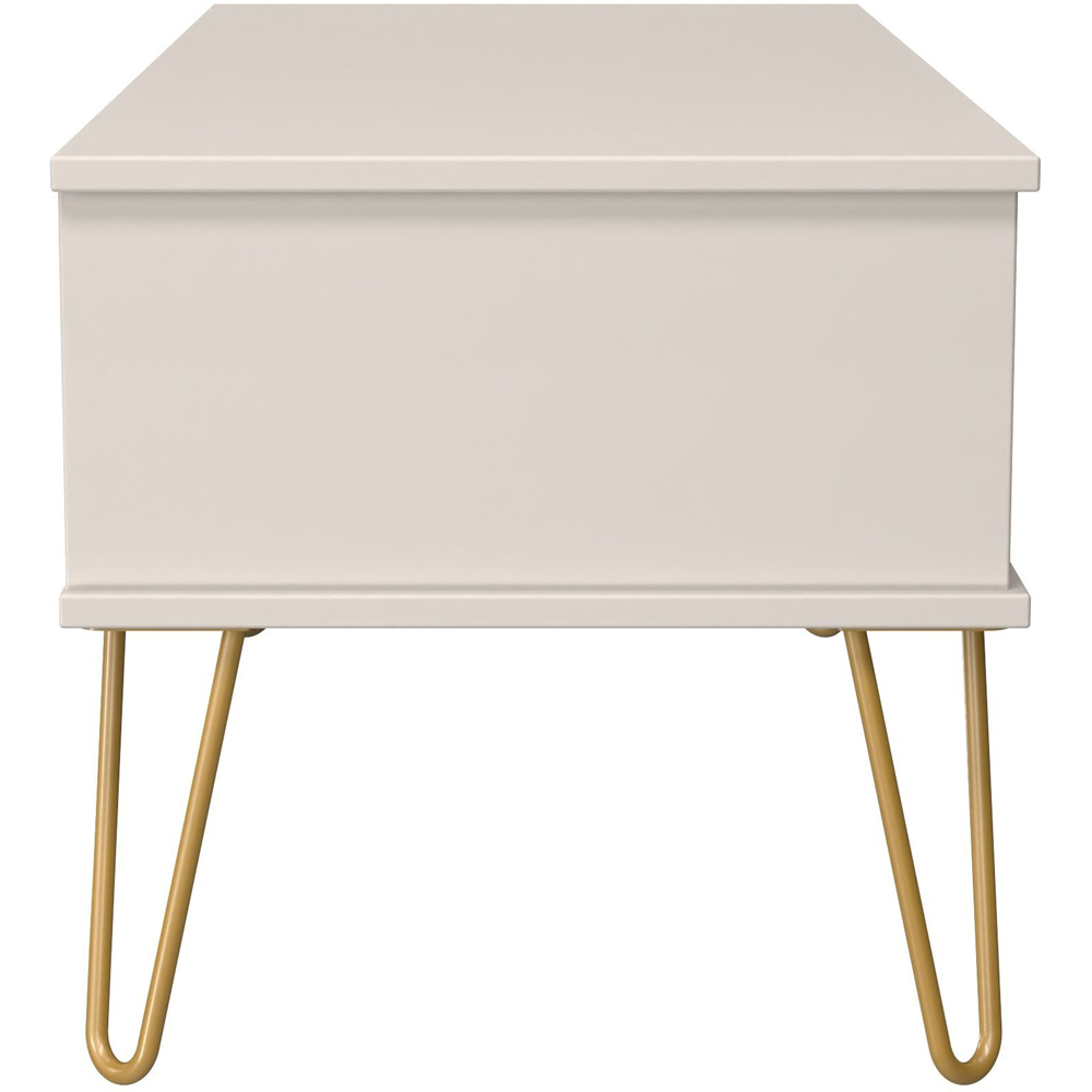 Crowndale Diamond Single Drawer Single Shelf Kashmir Matt Coffee Table Ready Assembled Image 3