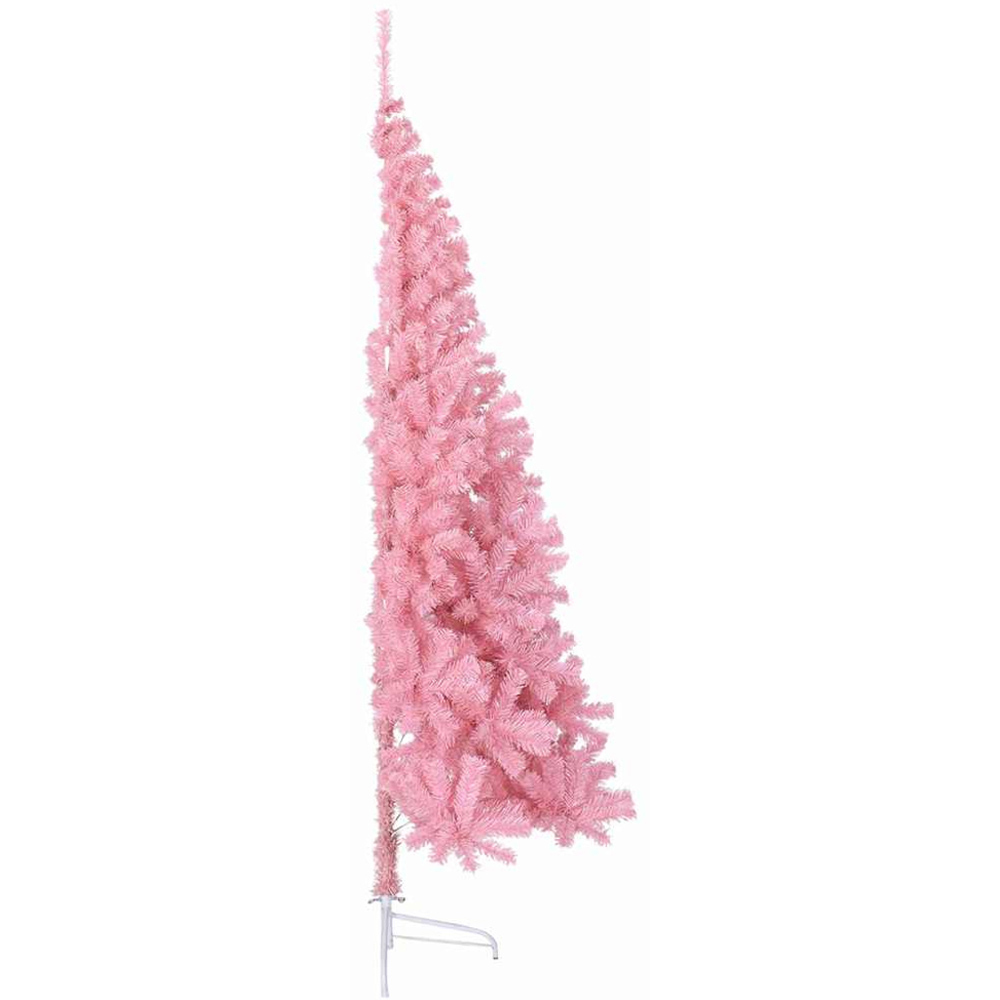 vidaXL Pre-Lit Blue Bauble Pink Artificial Christmas Tree 6ft Image 4