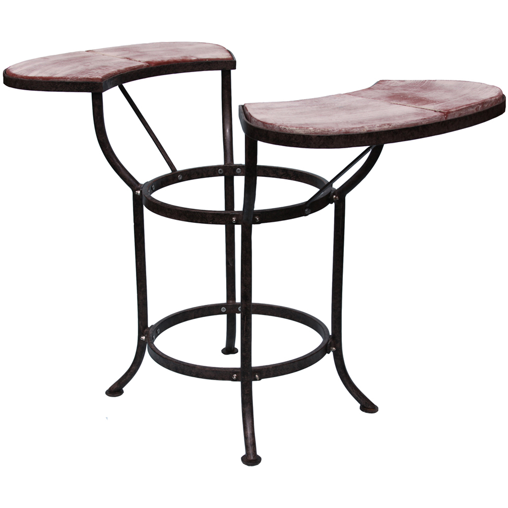 Gardeco Cradle For Extra-Large Mexican Chimney with 2 Red Tile Side Tables Image 1