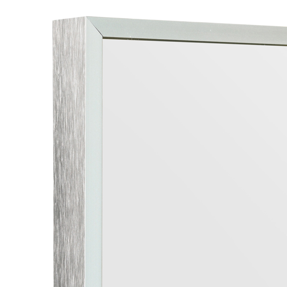 The Artus Silver Aluminium Wall Leaner Mirror 174 x 110cm Image 5