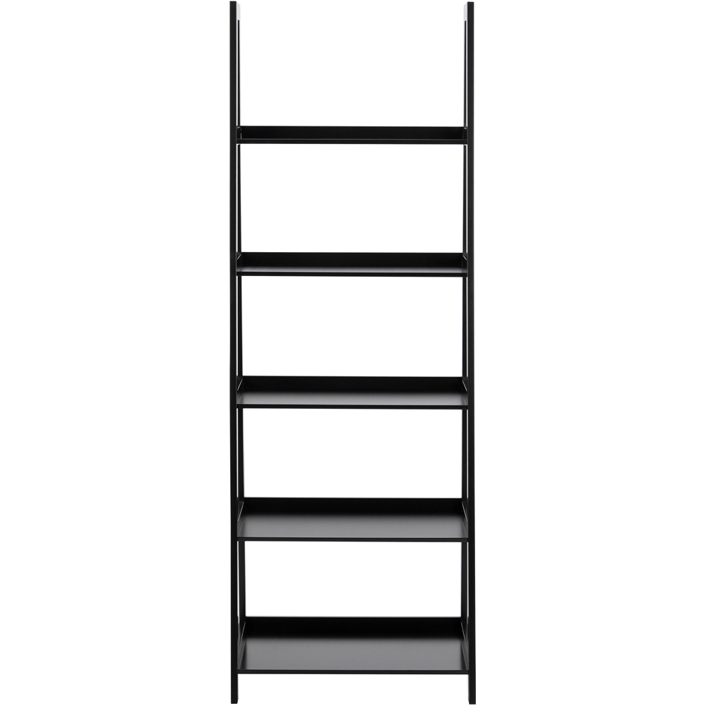 Florence Wally 5 Shelf Black Bookcase Image 3
