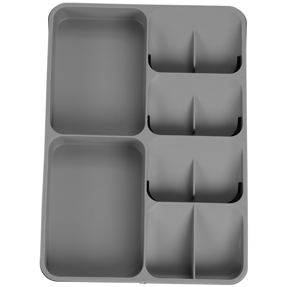 Living and Home Grey Expandable Cutlery Tray Image 9