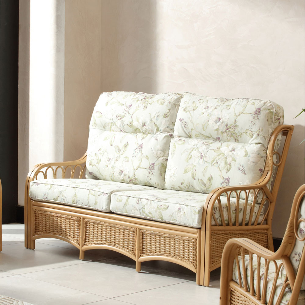 Desser Furniture Vale 3 Seater Light Oak Lily Suite Image 8