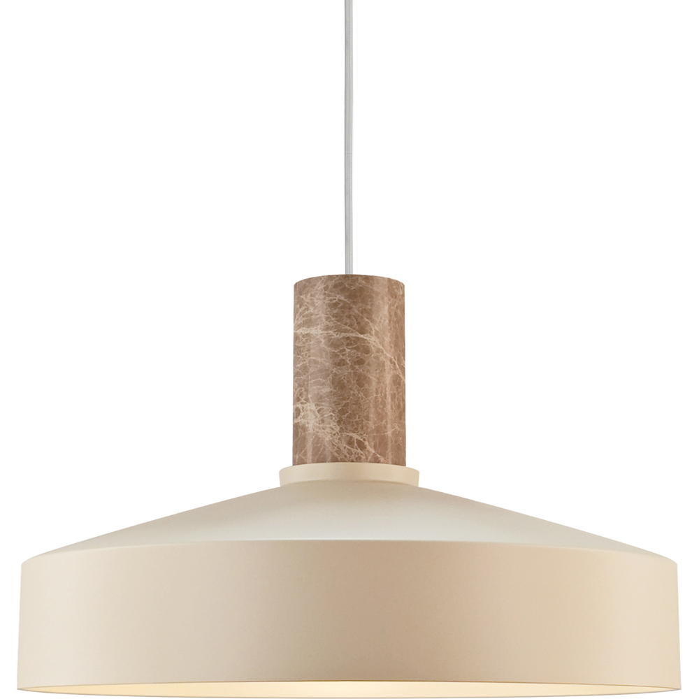 Nordlux Elvas Beige Marble Pendant Light Image 6