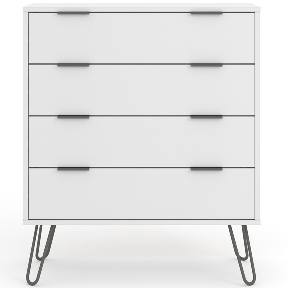 Core Products Augusta White 4 Drawer Chest of Drawers Image 2