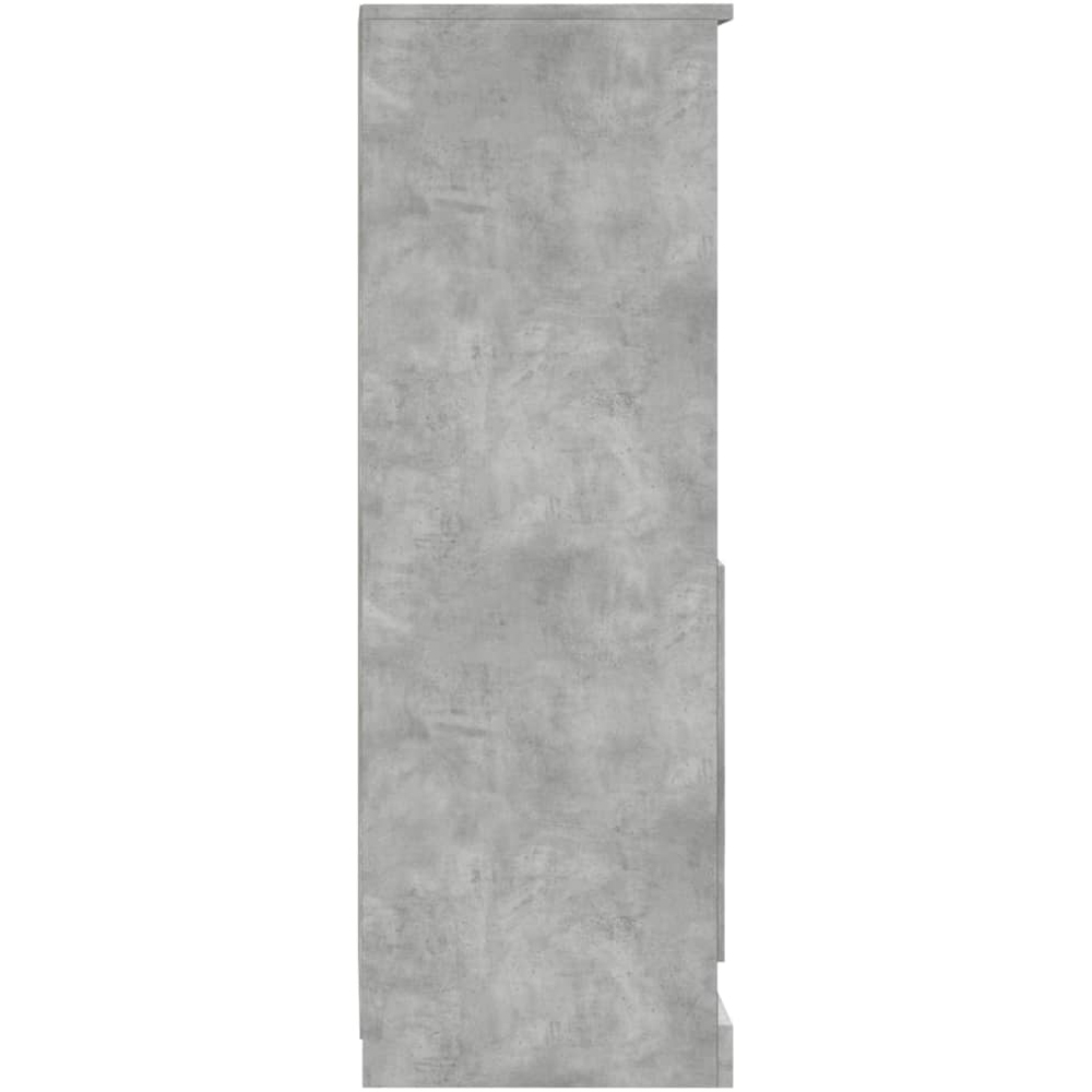 vidaXL 4 Door 2 Drawer Grey Sonoma Highboard Image 5