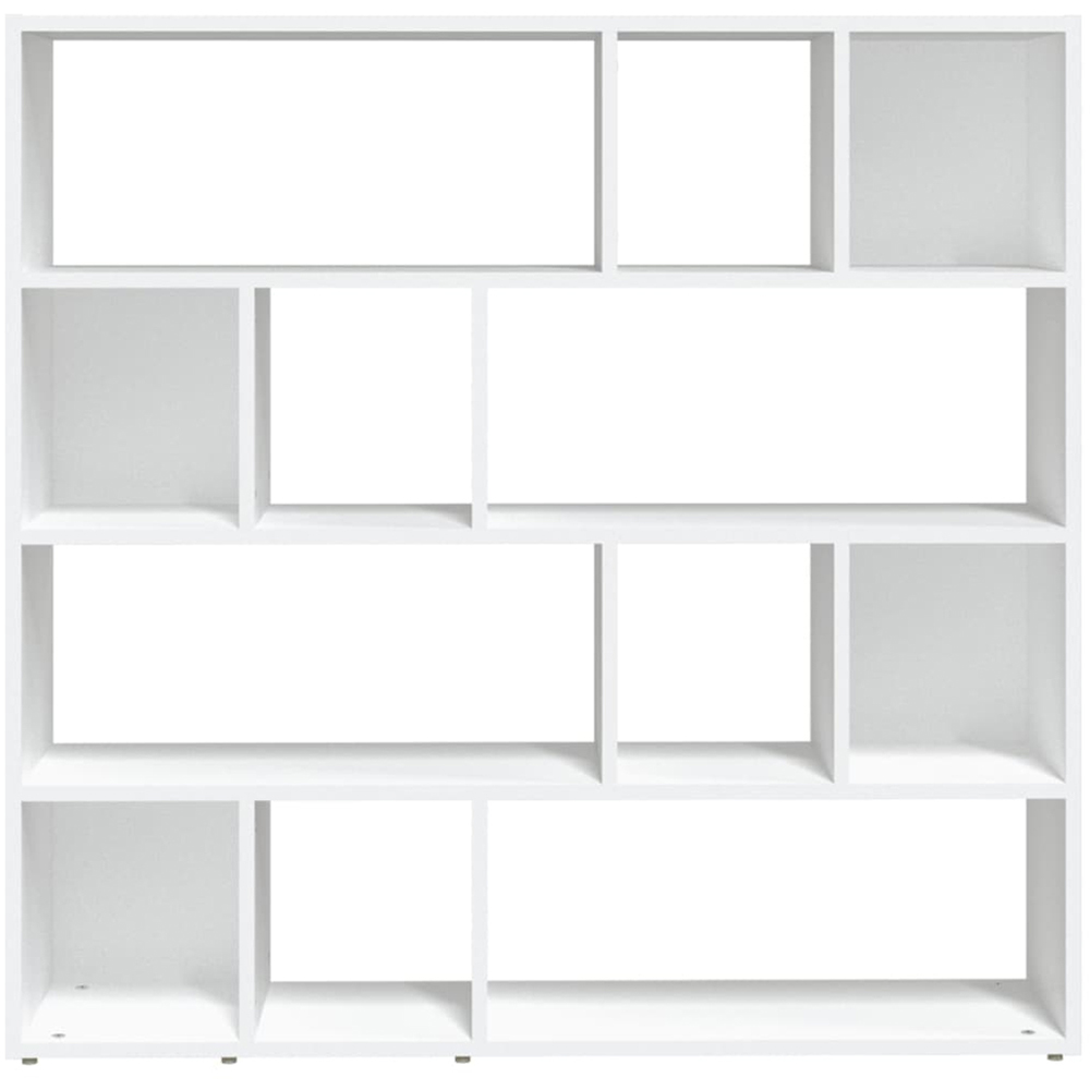 vidaXL 12 Shelf White Bookcase Image 4