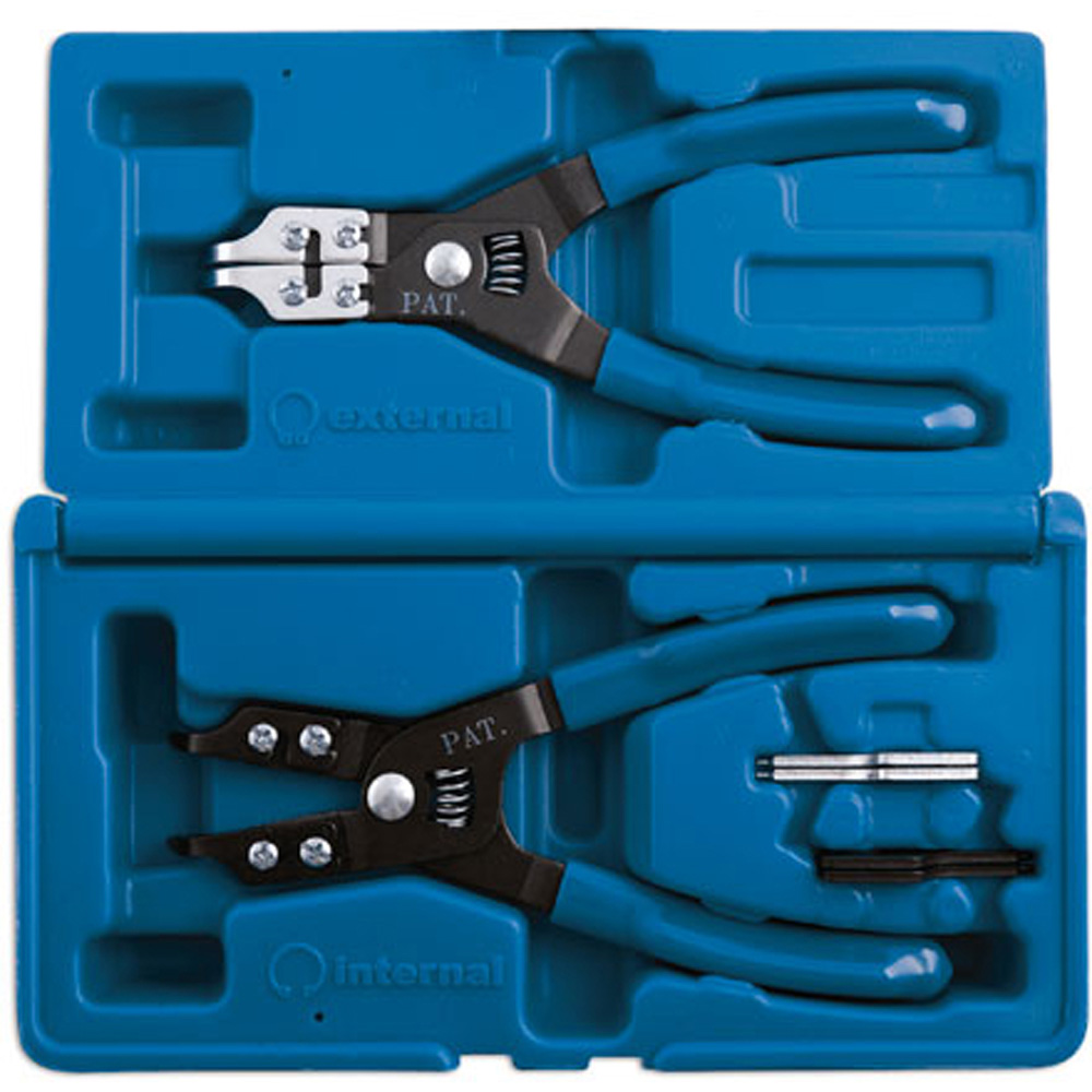 Laser 2 Piece Heavy Duty Circlip Plier Set Image 3