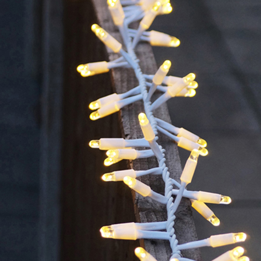 Eagle Connect 750 Warm White LED White Cluster Light 15m Image 7