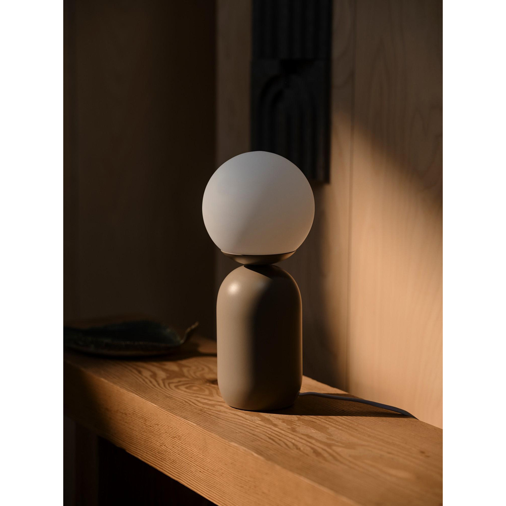 Nordlux Notti Light Brown Opal Glass Shade Table Lamp Image 7