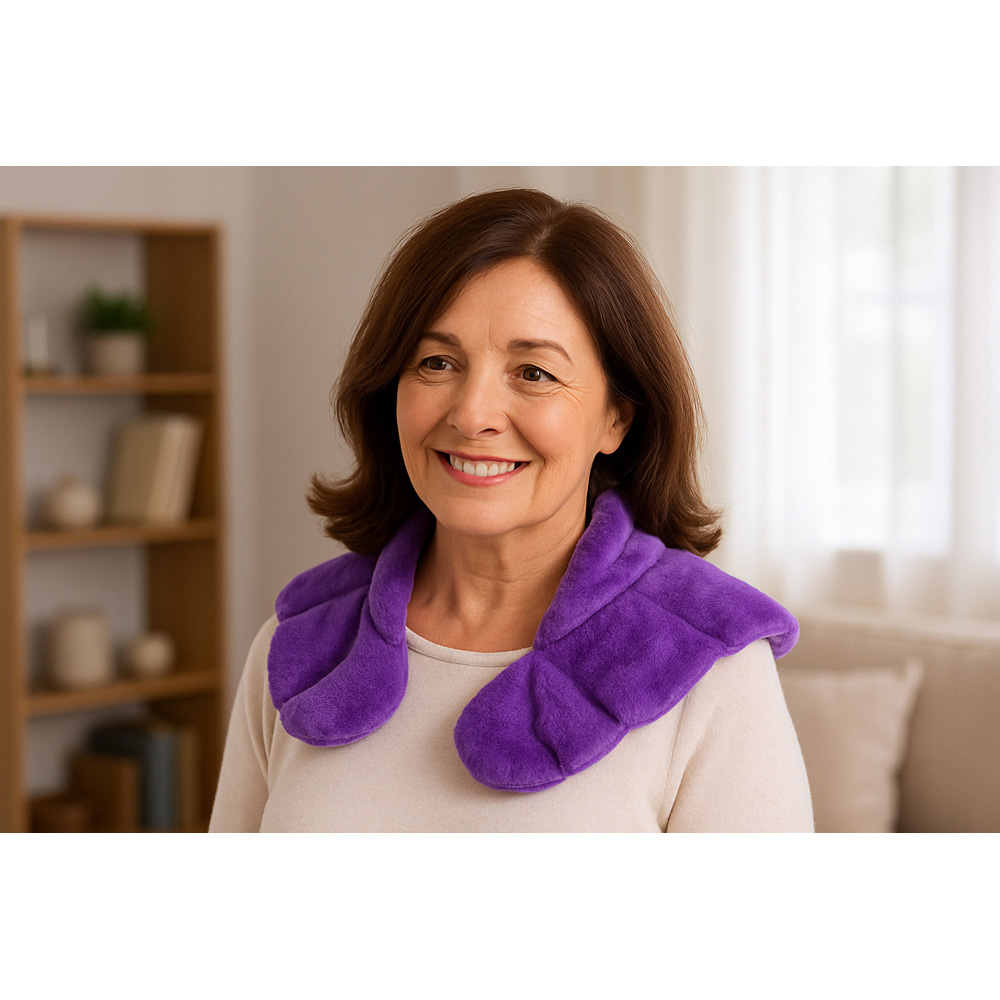 Avilo Lavender Contoured Neck and Shoulder Warmer Image 3