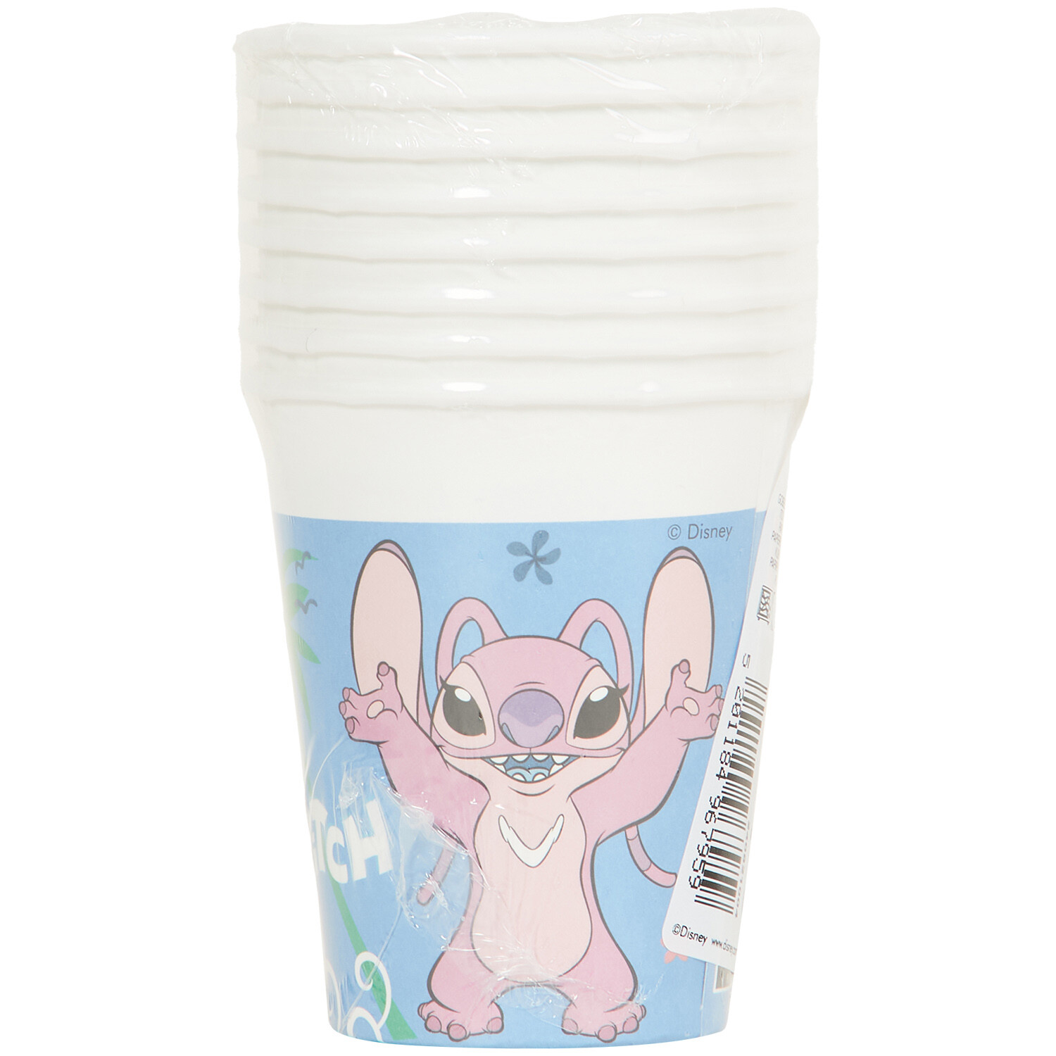 Pack of 8 Stitch Paper Cups - Blue Image 2