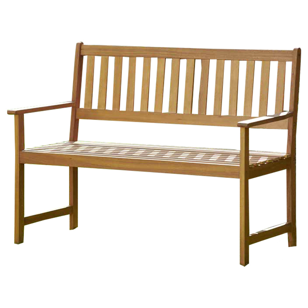 Wilko Eucalyptus 2 Seater Bench Image 2