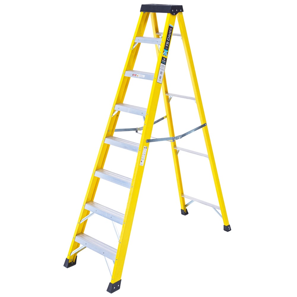 TB Davies 8 Tread GRP Step Ladder Image 1