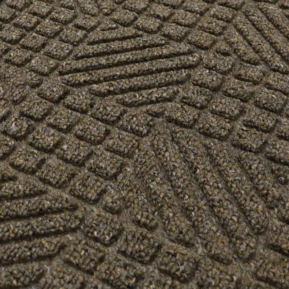 JVL Brown Firth Rubber Doormat 40 x 70cm Image 4