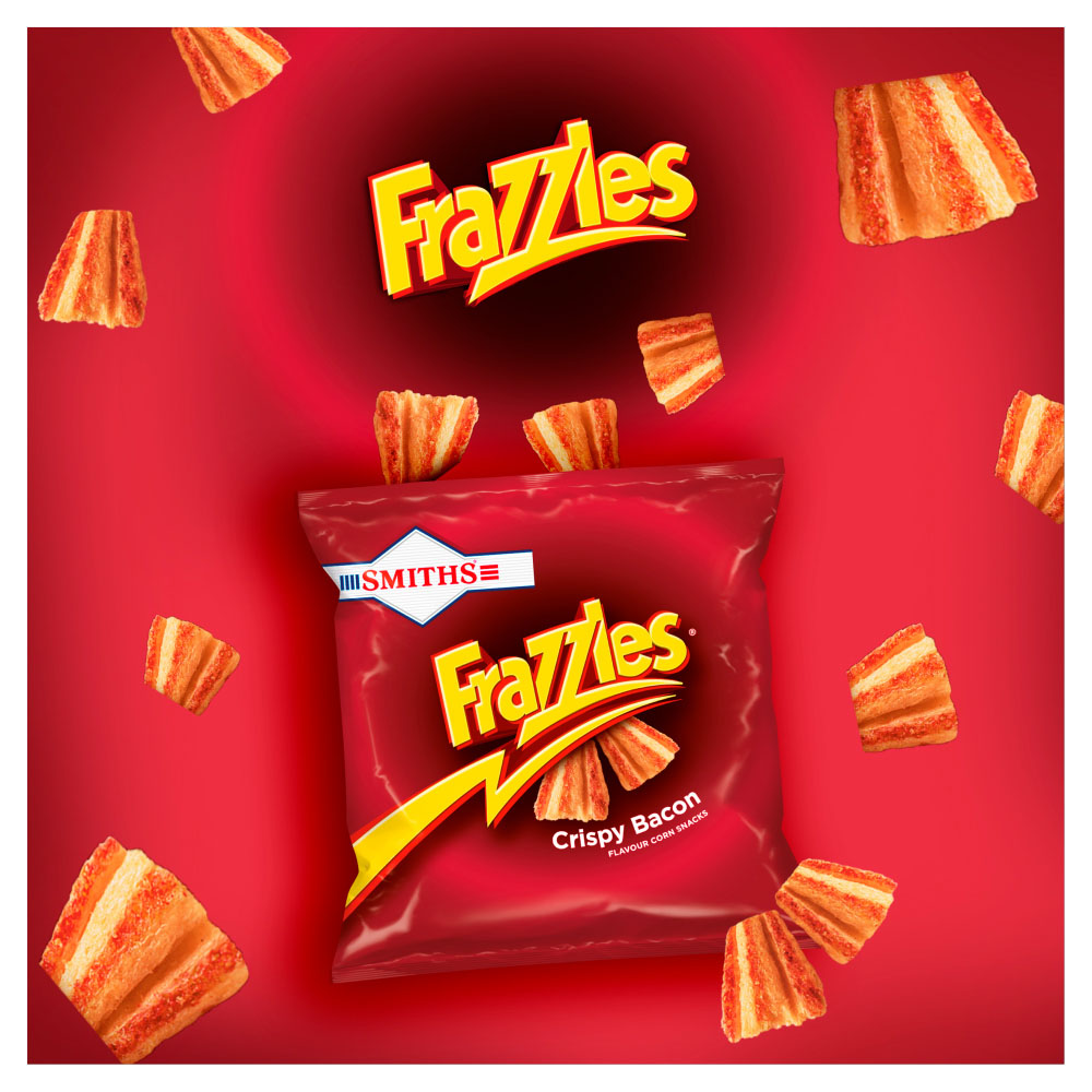 Smiths Frazzles Crispy bacon Crisps 75g Image 3