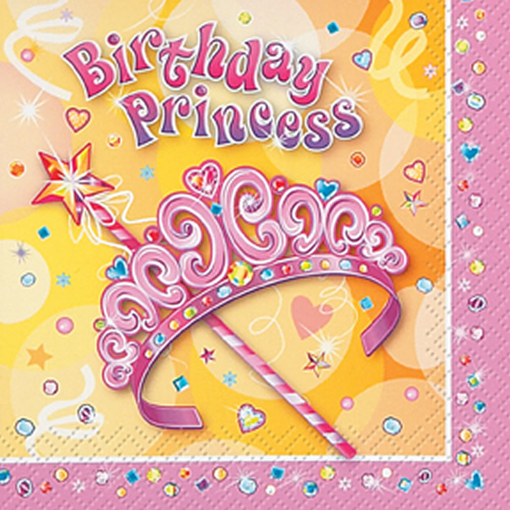 Unique Princess Tableware Party Party Pack Image 2