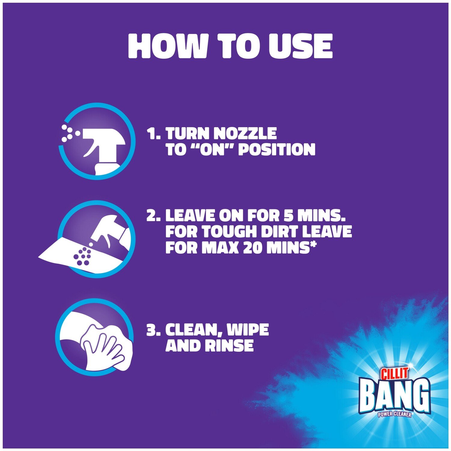 Cillit Bang Grime and Shine Power Cleaner Image 7