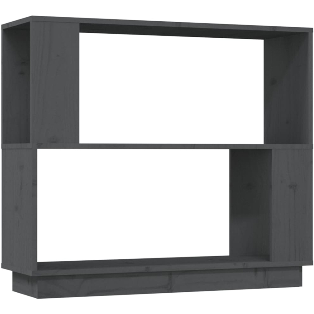 vidaXL 3 Shelf Honey Brown Bookcase Image 2