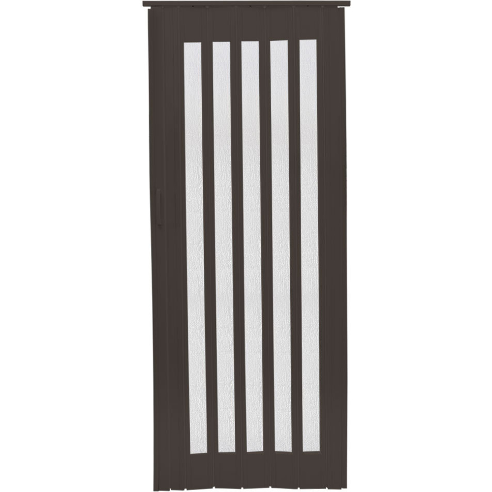 H&O Direct PVC Walnut Effect Accordion Door 203cm Image 1