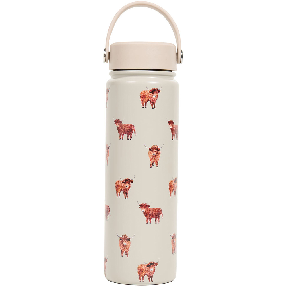 Highland Cow Stainless Steel Bottle with Lid Image 6