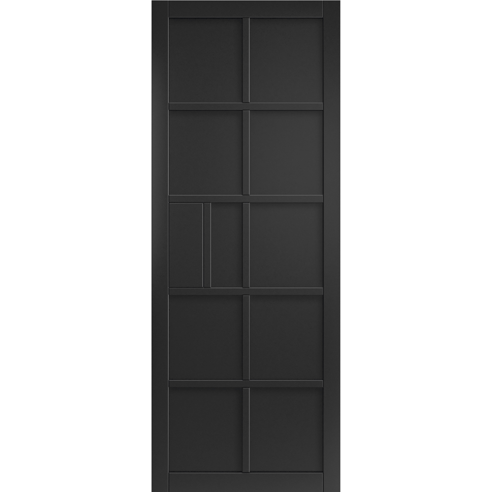 JB Kind Plaza Black Painted Internal Door 1981 x 762mm Image 1