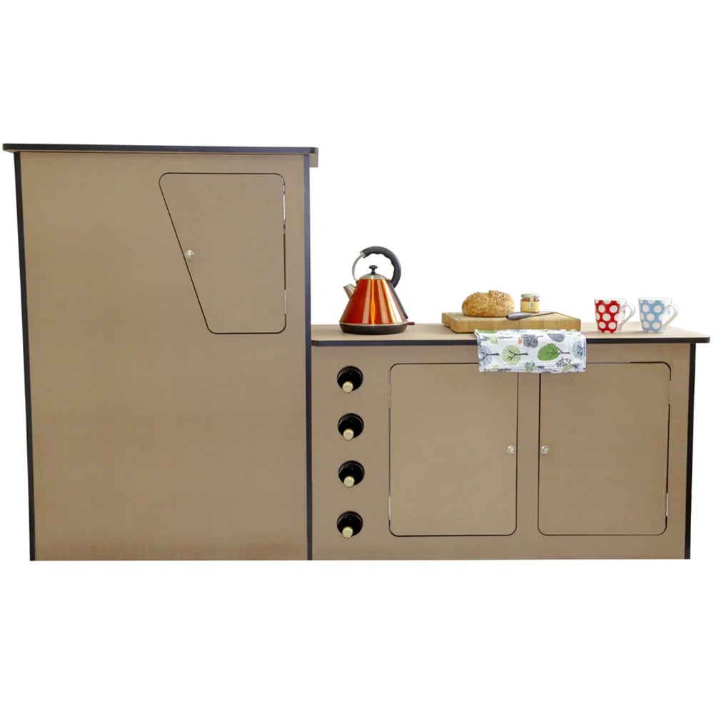MonsterShop Left Hand Drive MDF Camper Van Kitchen Unit Image 2