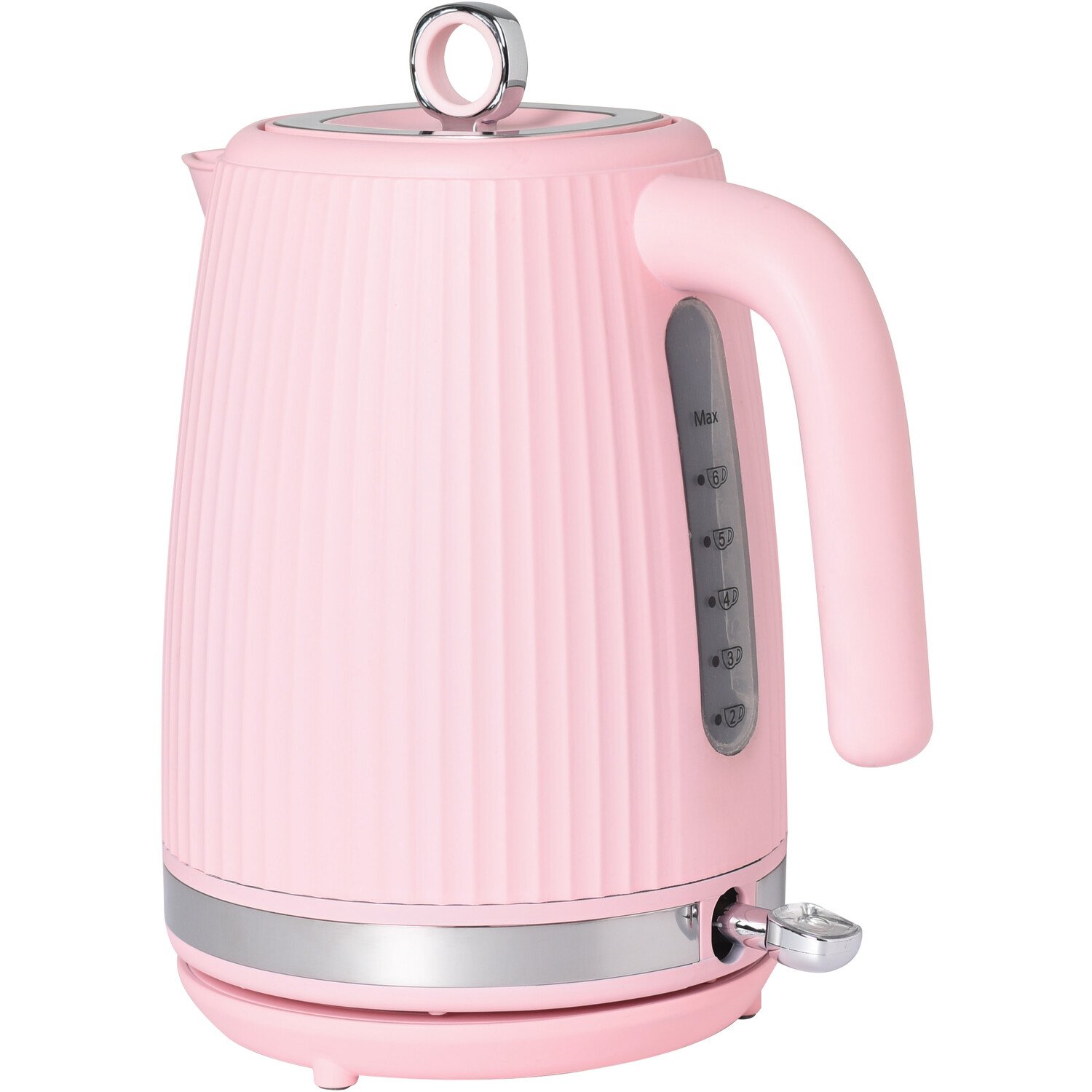 MY Pink Contour Plastic 1.7L Kettle Image