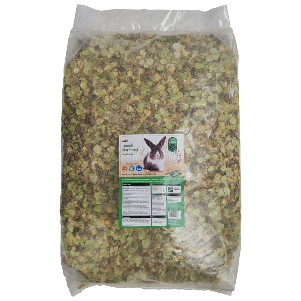 Wilko Muesli Pea Feast for Rabbits 7.5kg Image