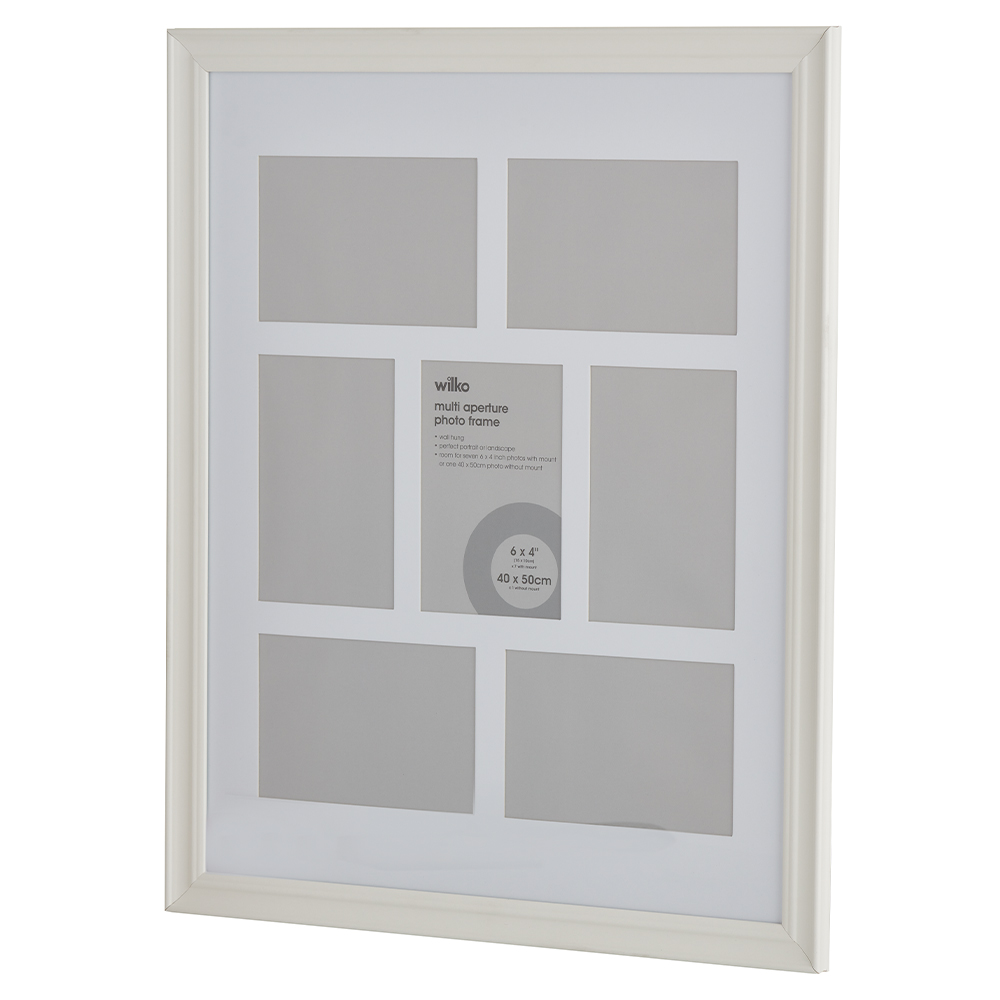Wilko Stone Multi Aperture Photo frame 40 x 50cm Wilko