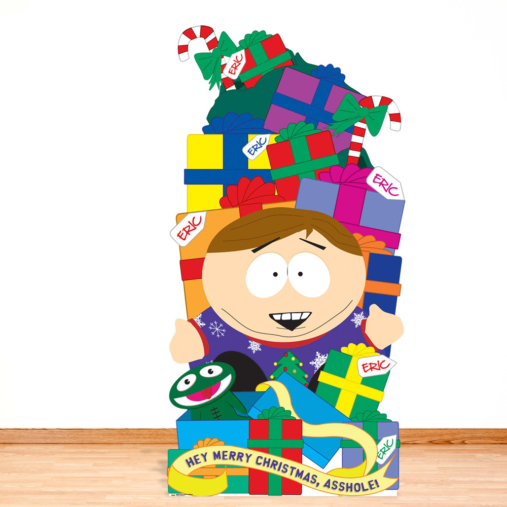 Star Cutouts South Park Cartman Merry Christmas Gifts Stack Cardboard Cutout Image 3