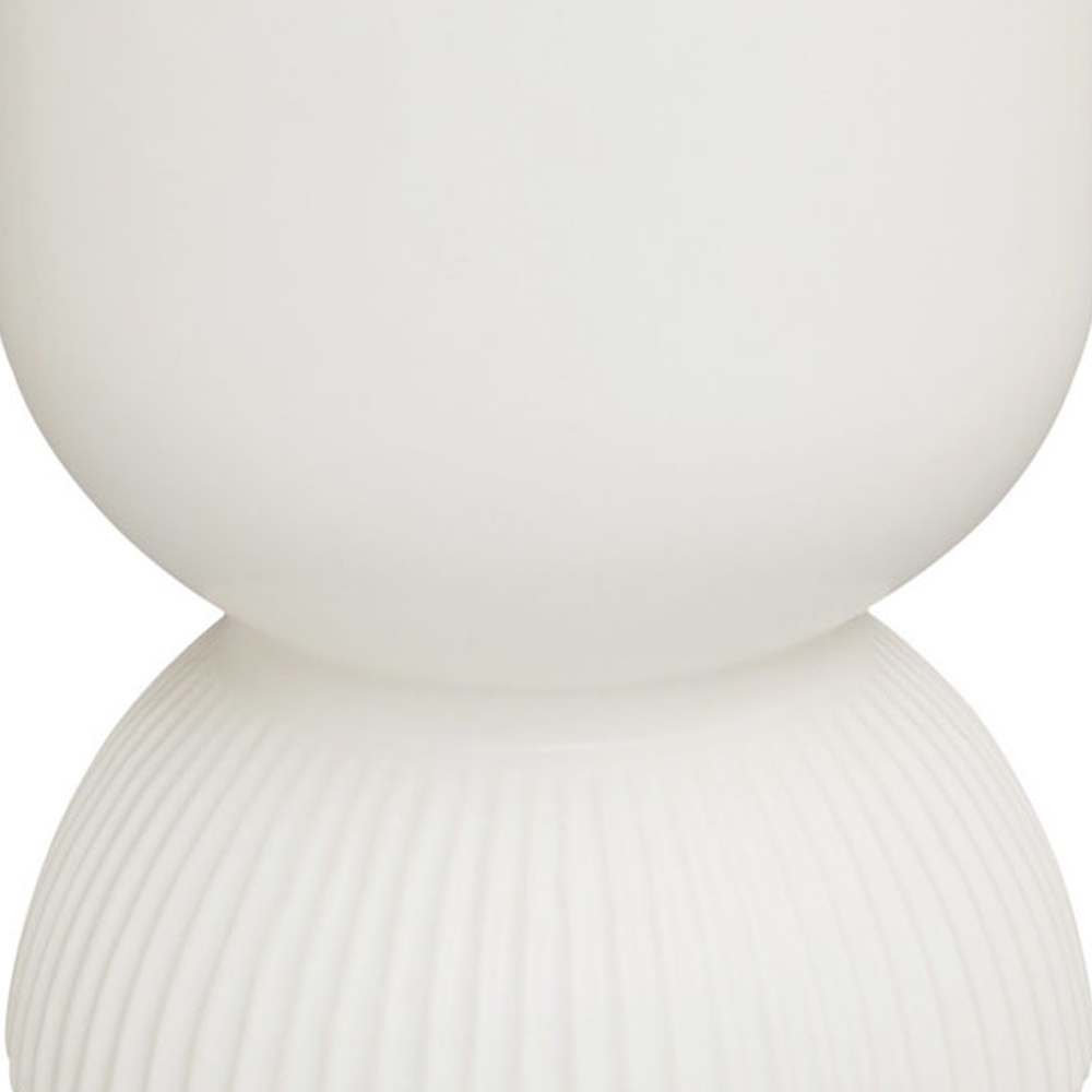 Premier Housewares White Fia Ceramic Planter Medium Image 6