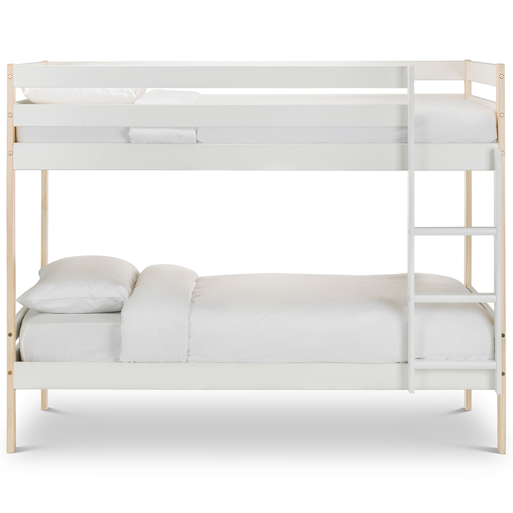 Julian Bowen Nova White and Pine Two Tone Bunk Bed Image 3