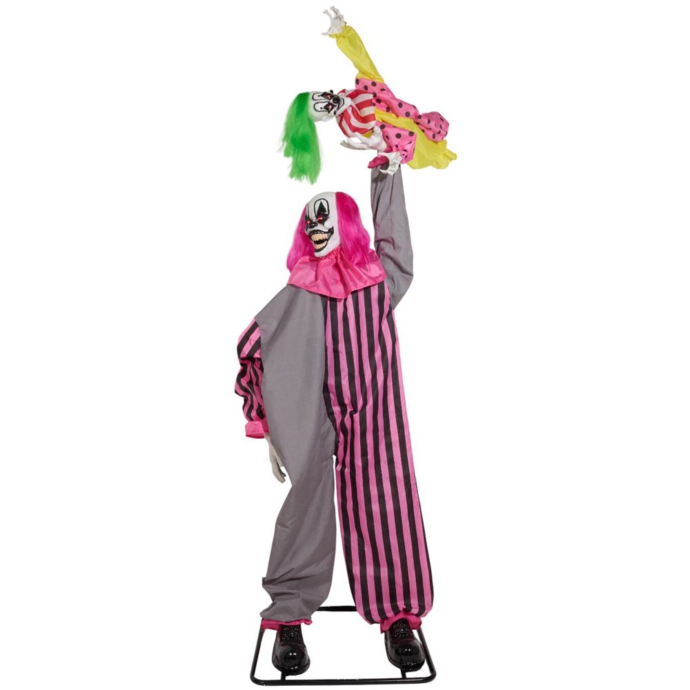 XL Creepy Standing Clown Image 3