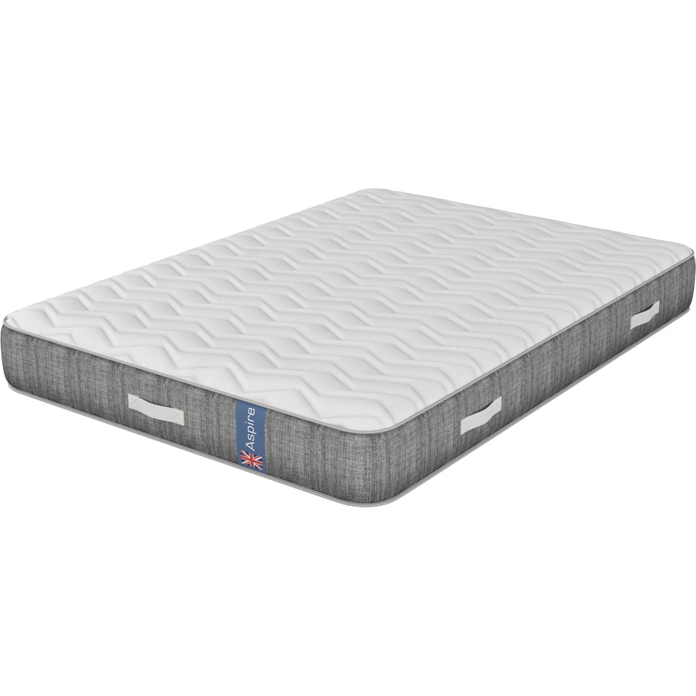 Aspire King Size Pocket Sprung Mattress with British Wool Fillings Image 1