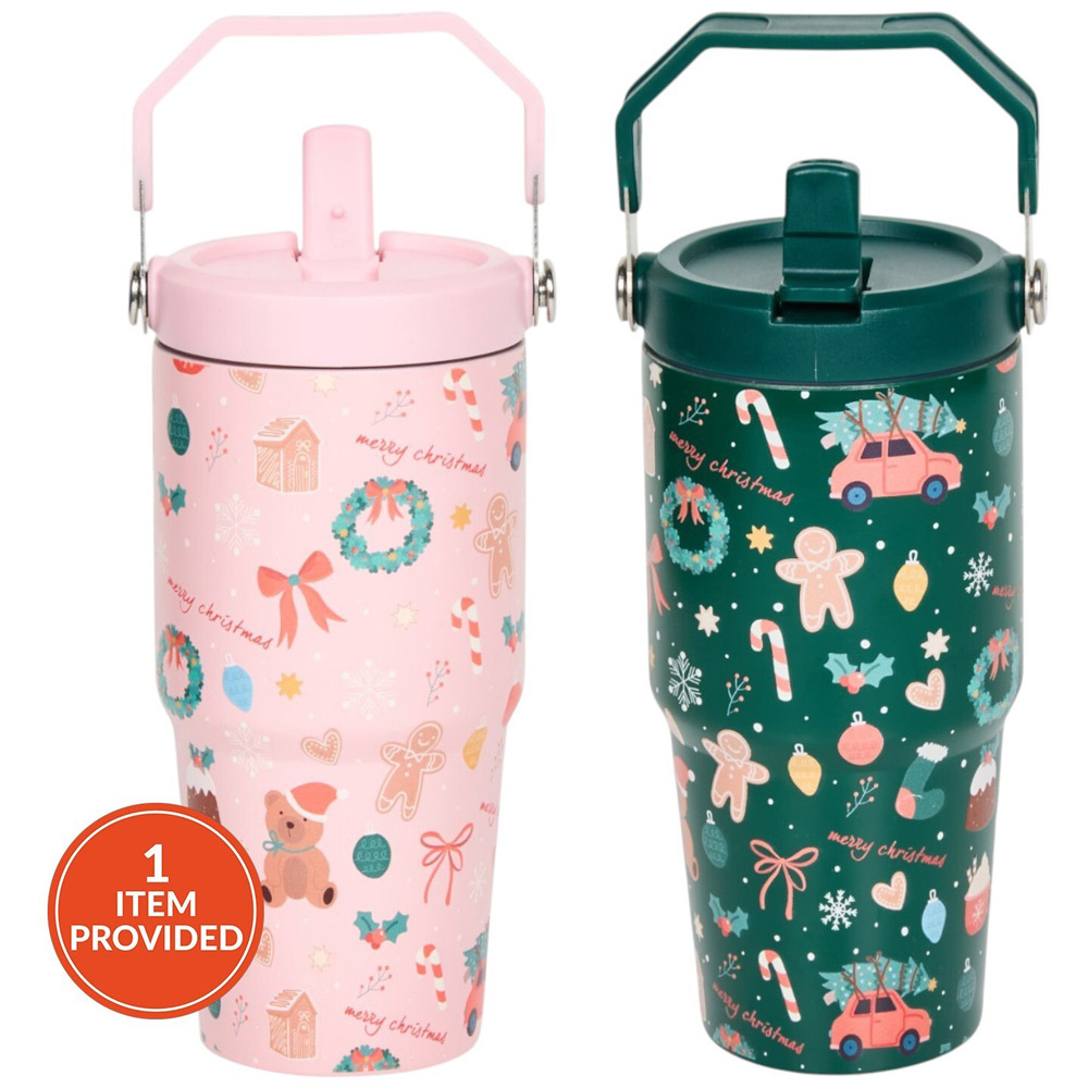 Christmas Stainless Steel Vacuum Tumbler Image 1