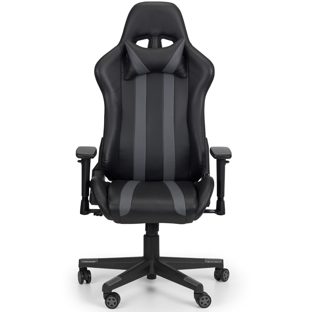 Julian Bowen Meteor Black Faux Leather Gaming Chair Image 3